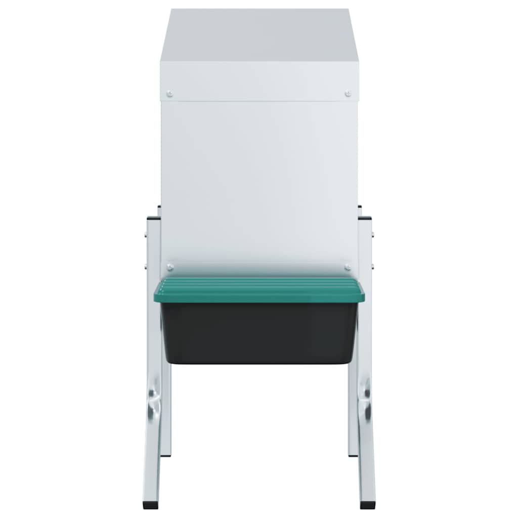 Chicken Nesting Box 1 Compartment with Legs Galvanised Steel