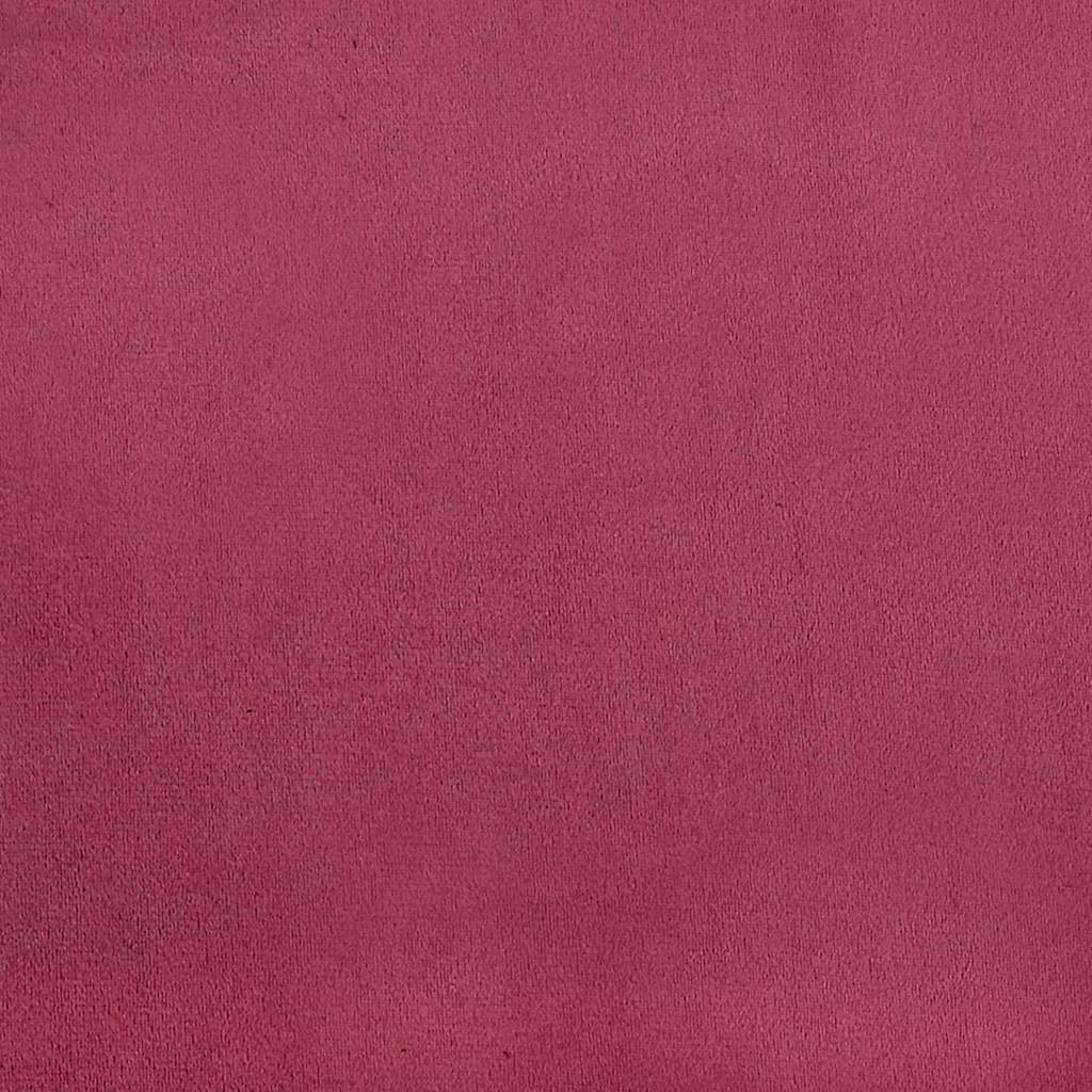 3-Seater Sofa with Cushion Wine red Velvet