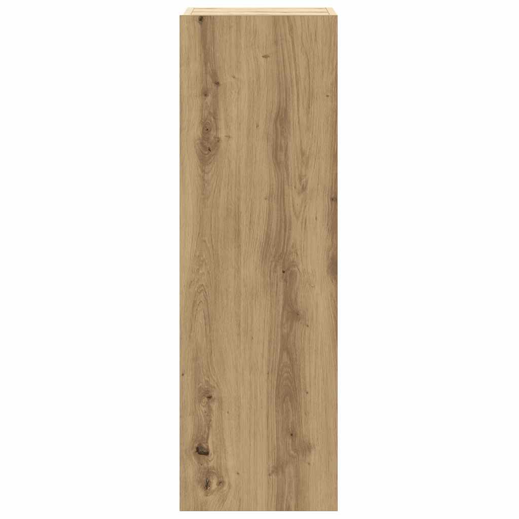 8 Piece TV Cabinet Set Wall-mounted Artisan Oak Engineered Wood
