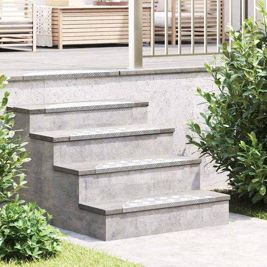 Checker Plates 5 pcs Silver 60 x 18 cm Aluminium