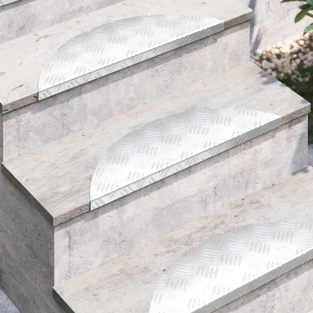 Checker Plates 5 pcs Silver 60 x 18 cm Aluminium