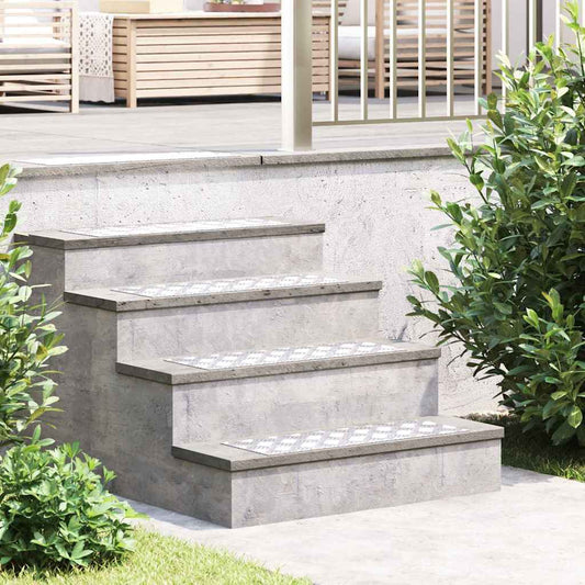 Checker Plates 4 pcs Silver 60 x 20 cm Aluminium