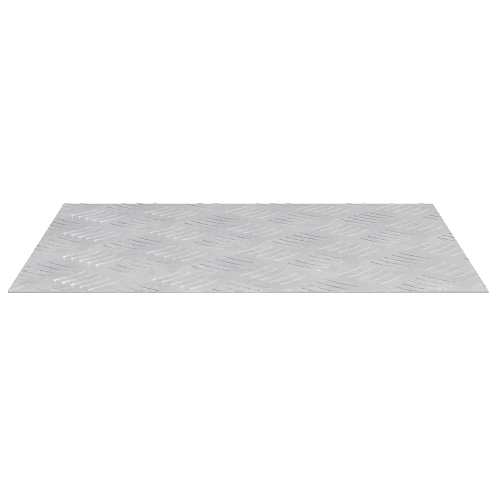 Checker Plates 2 pcs Silver 50 x 40 cm Aluminium