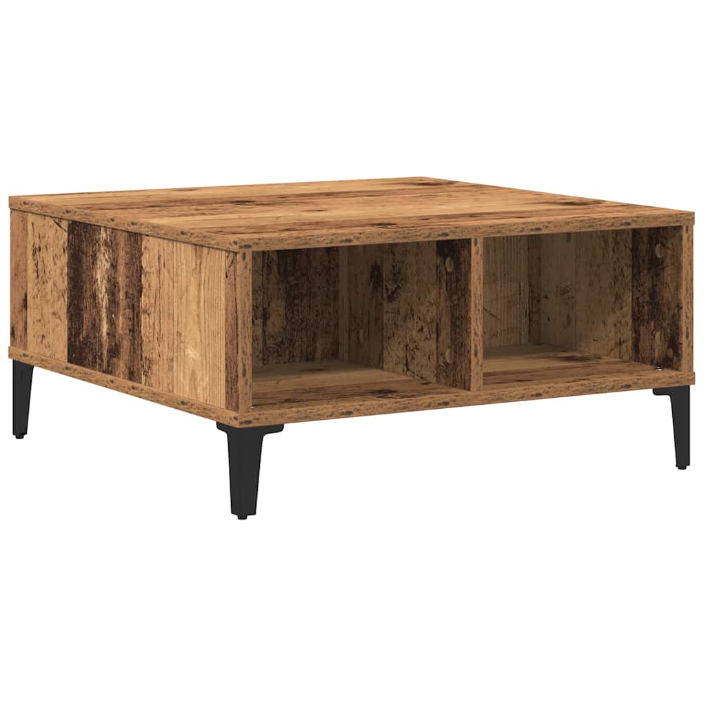 Coffee Table Old wood 60 x 60 x 30 cm Engineered wood