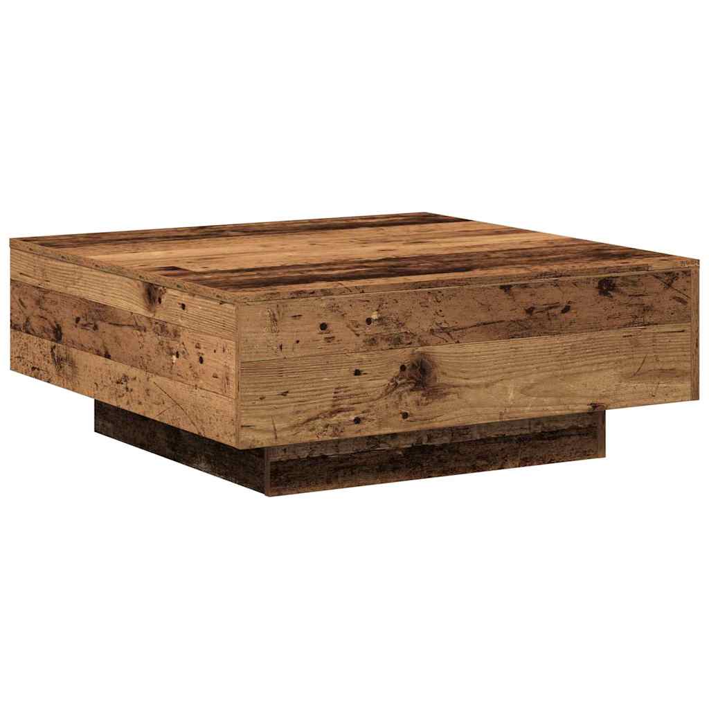 Coffee Table Old wood 80 x 80 x 31 cm Engineered wood