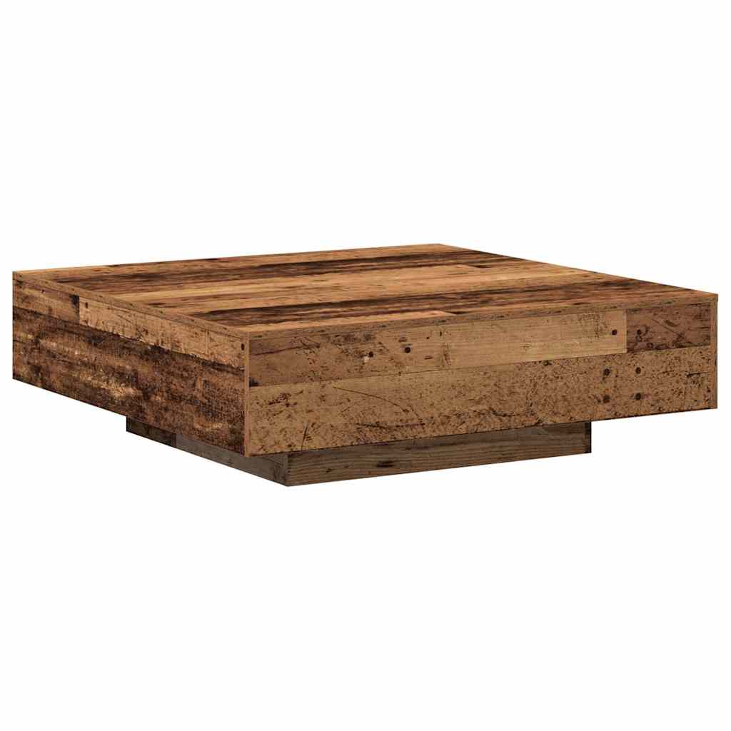 Coffee Table Old wood 100 x 100 x 31 cm Engineered wood