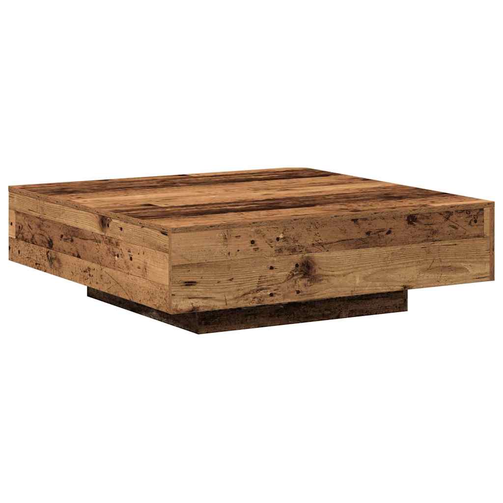 Coffee Table Old wood 100 x 100 x 31 cm Engineered wood
