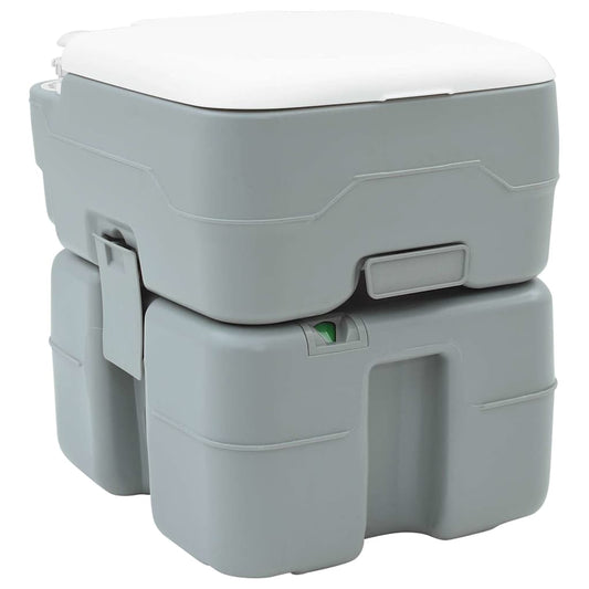 Camping Toilet Grey 41.5 x 36.5 x 42 cm Plastic