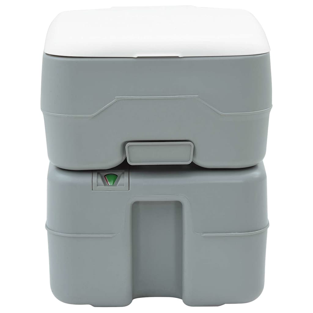 Camping Toilet Grey 41.5 x 36.5 x 42 cm Plastic