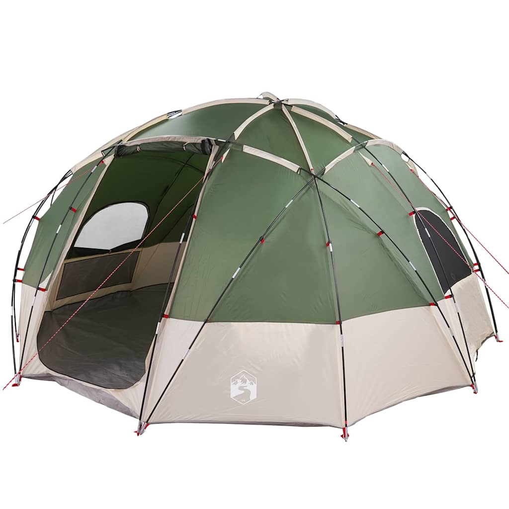 Camping Tent with Roof Green 475 x 475 x 235 cm Polyester