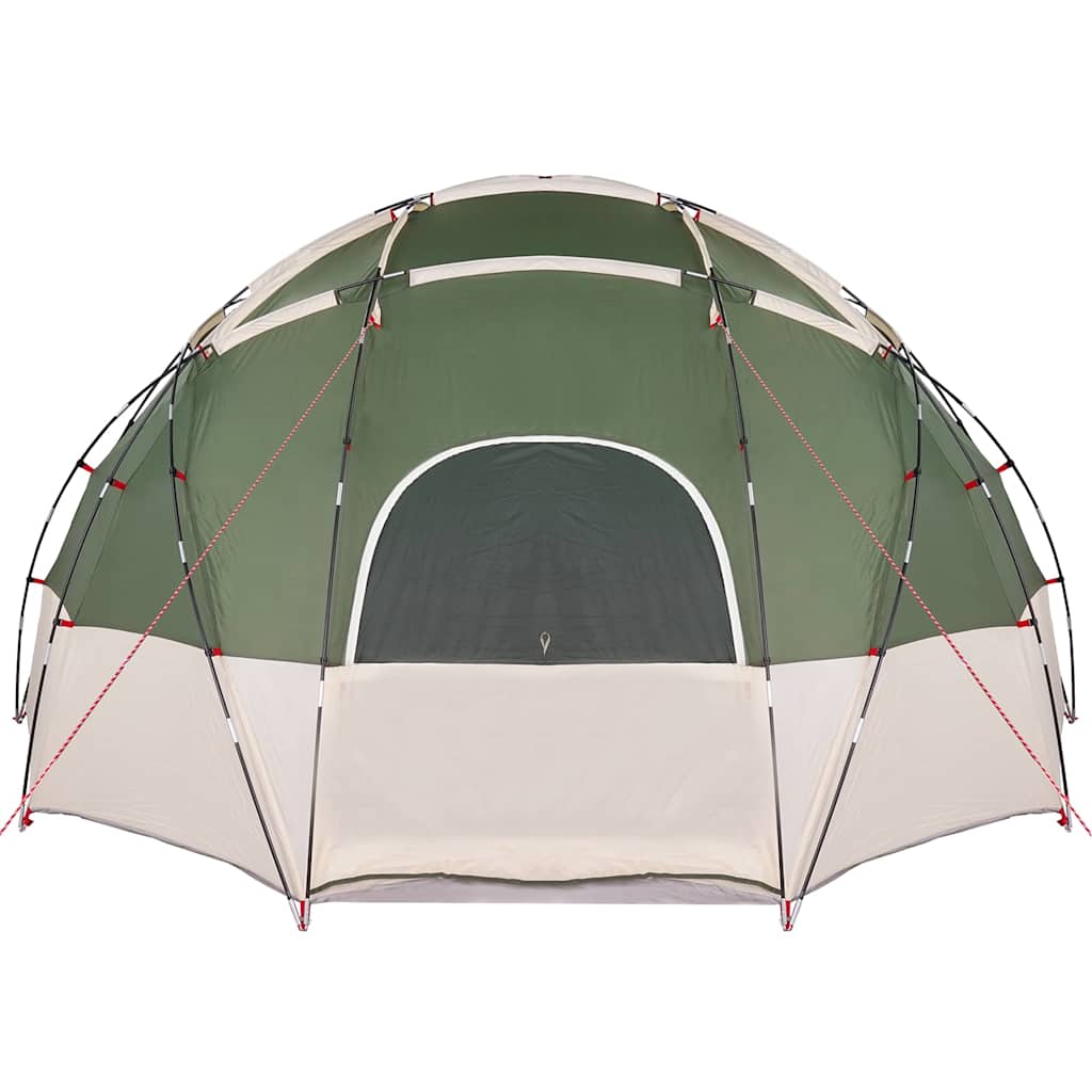 Camping Tent with Roof Green 475 x 475 x 235 cm Polyester