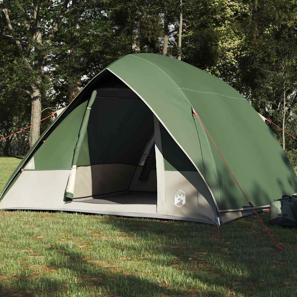 Camping Tent Green 275 x 230 x 140 cm Polyester