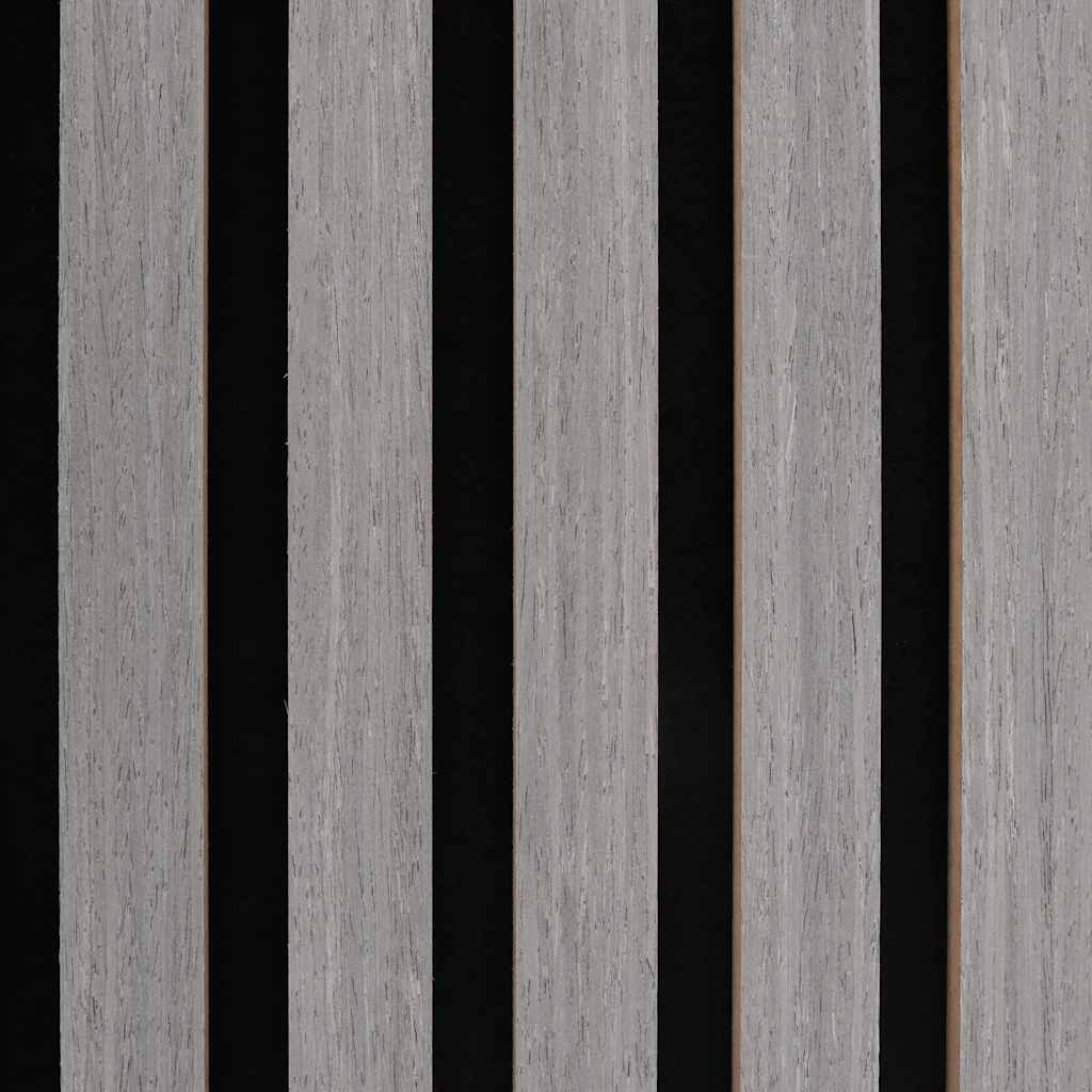 Acoustic Wall Panels 2 pcs Slatted 60.5x60 cm Oak Veneer