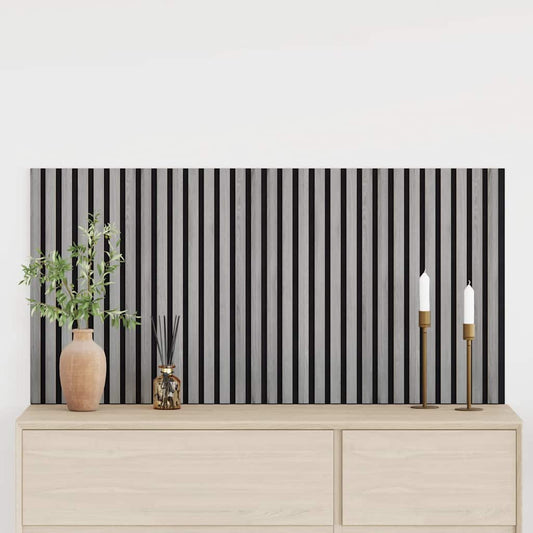 Acoustic Wall Panels 2 pcs Slatted 60.5x60 cm Oak Veneer