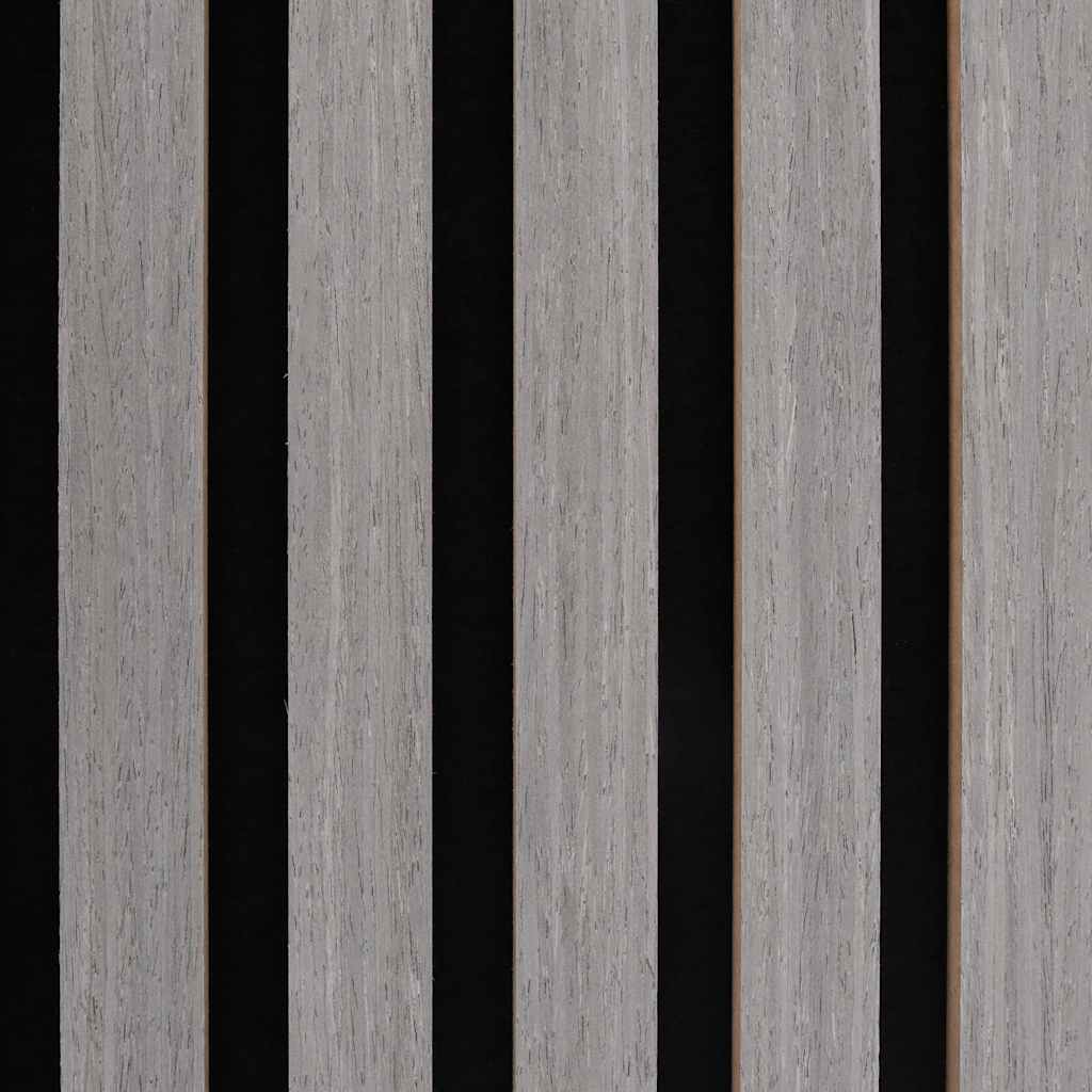 Acoustic Wall Panels 8 pcs Slatted 60.5x60 cm Oak Veneer
