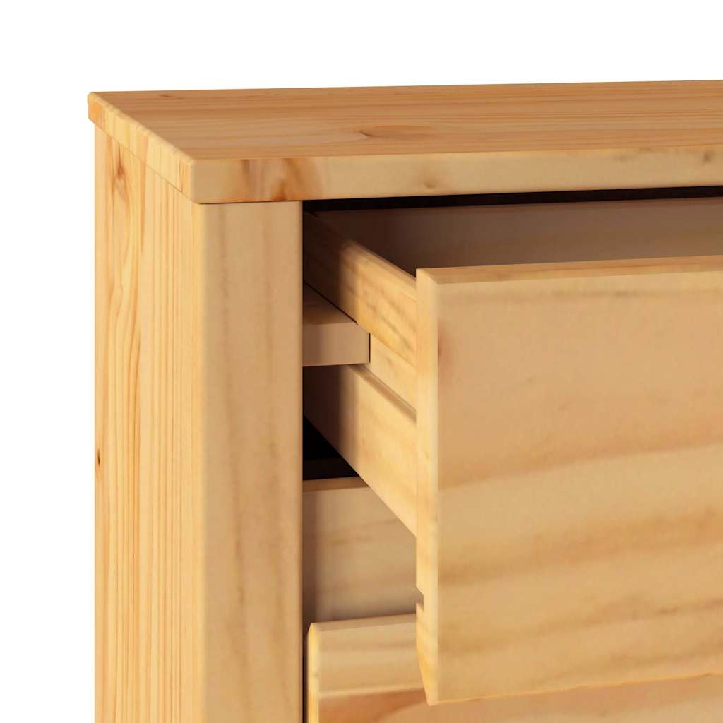 Chest of Drawers Drammen Oak 111 x 43 x 73.5 cm Solid Pine wood