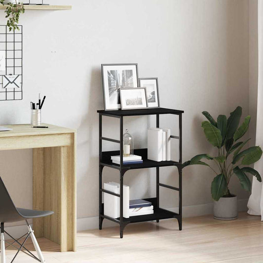 Bookshelf Black oak 50 x 33 x 82 cm Engineered Wood
