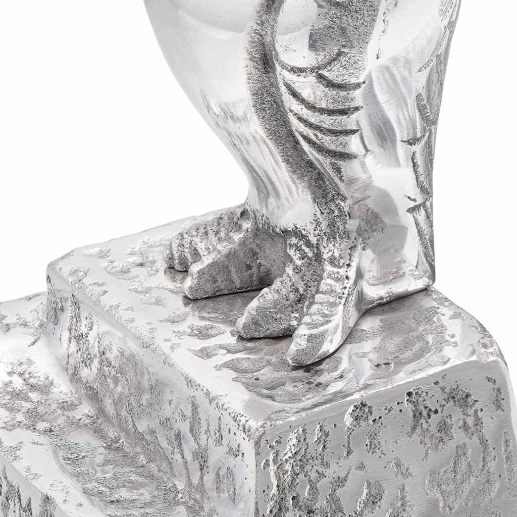 Bookends 2 pcs Silver 12 x 9 x 19 cm Aluminium