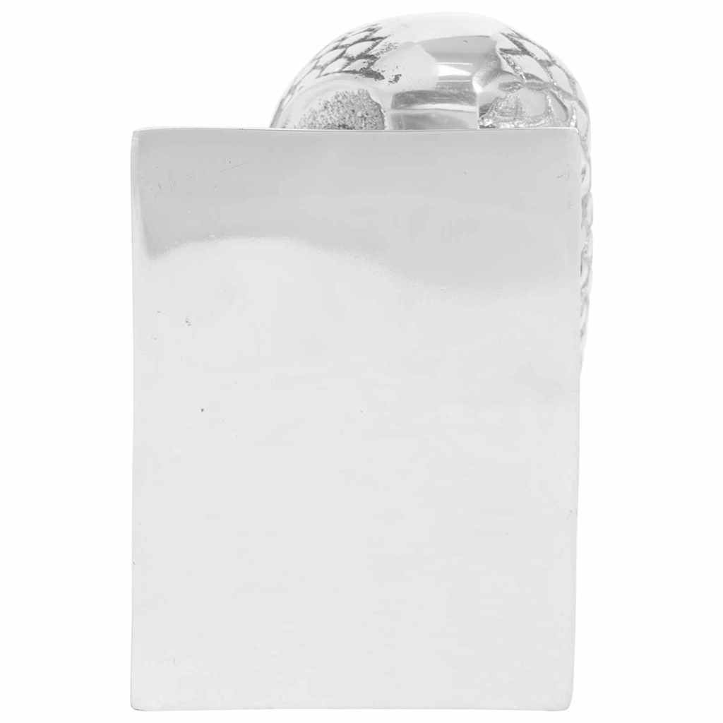Bookends 2 pcs Silver 7 x 9 x 11 cm Aluminium
