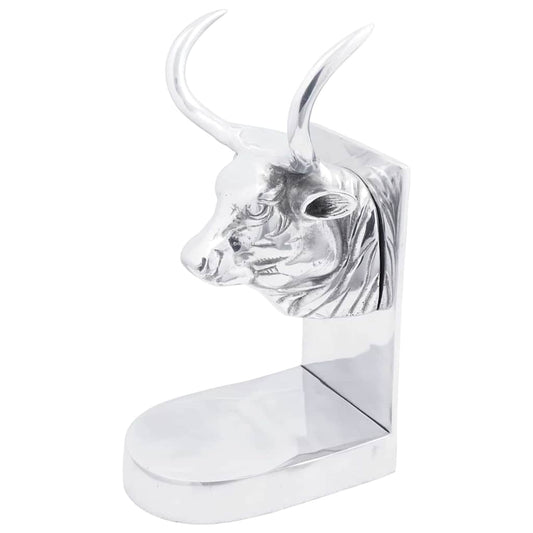 Bookends 2 pcs Silver 17 x 15 x 27 cm Aluminium