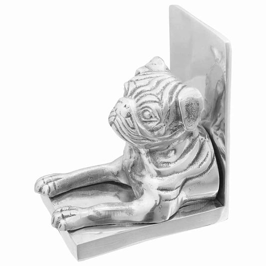 Bookends 2 pcs Silver 12 x 15 x 18 cm Aluminium