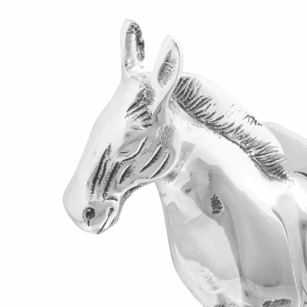 Bookends 2 pcs Silver 11 x 14 x 25 cm Aluminium
