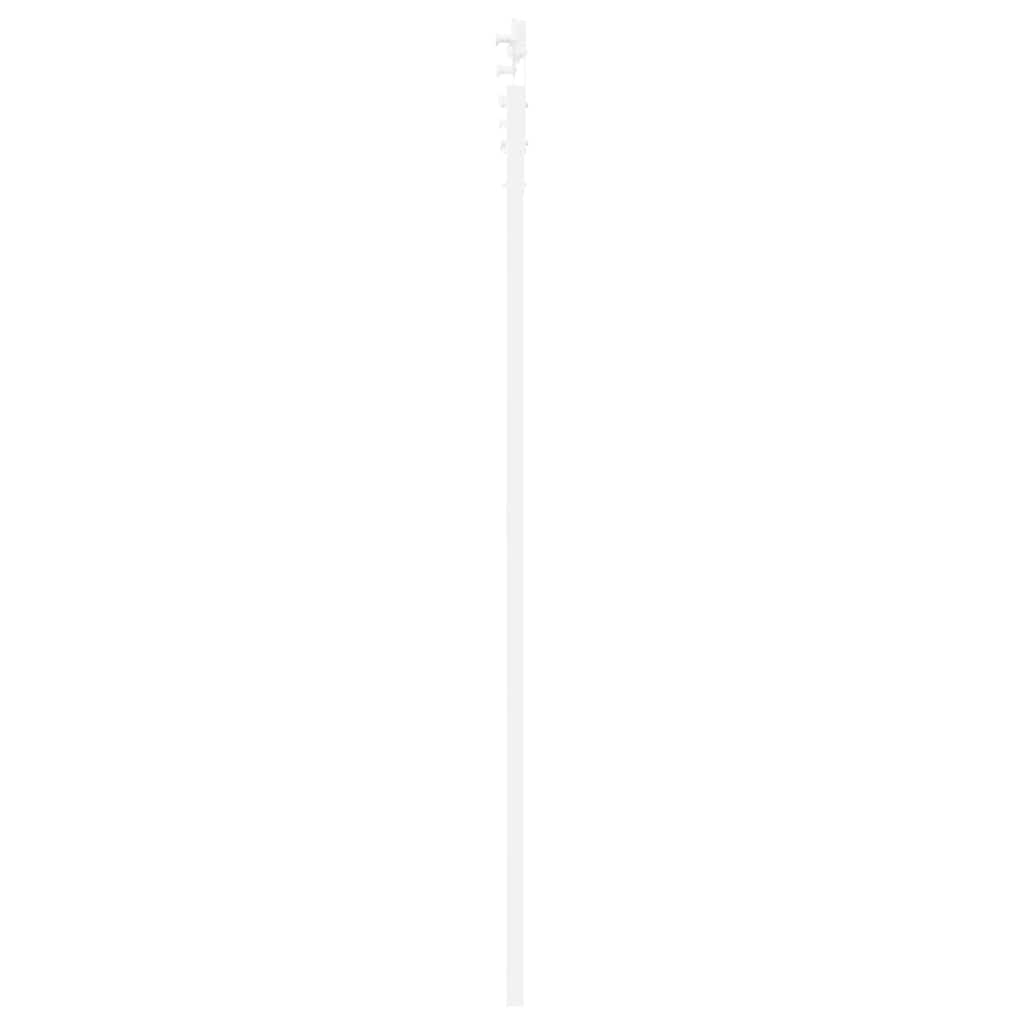 Sliding Door White 86 x 198.5 cm Solid pine wood and steel