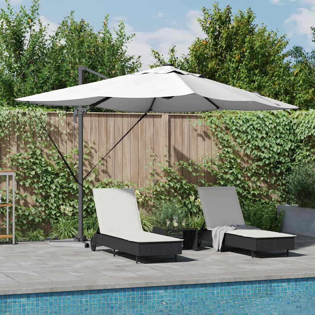 Cantilever Roma Parasol Beige and Black 352 x 251 x 265 cm
