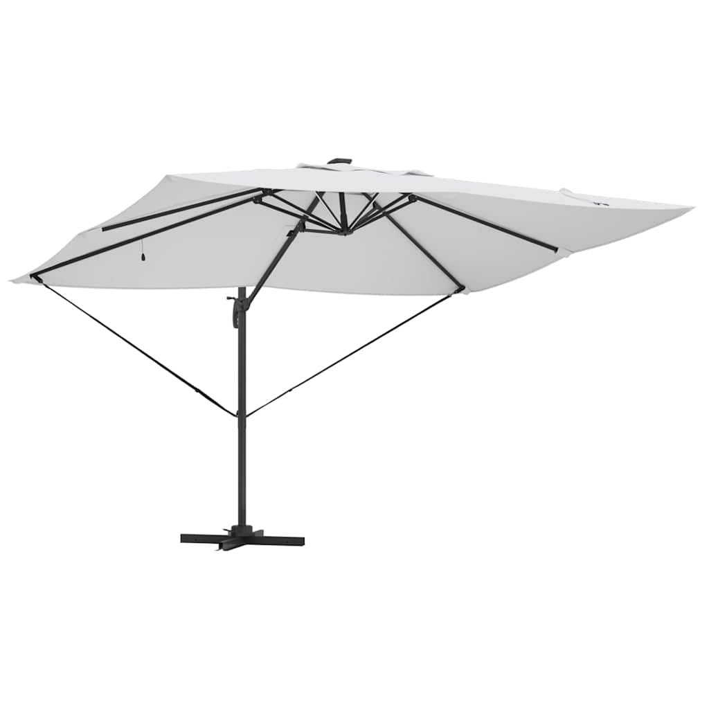Cantilever Roma Parasol Beige and Black 352 x 251 x 265 cm