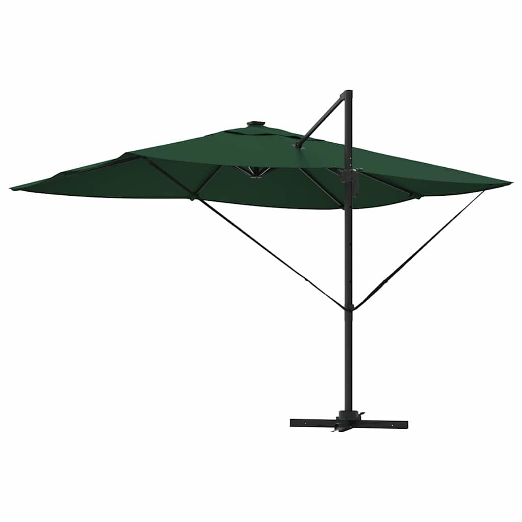 Cantilever Roma Parasol Green and Black 352 x 251 x 265 cm