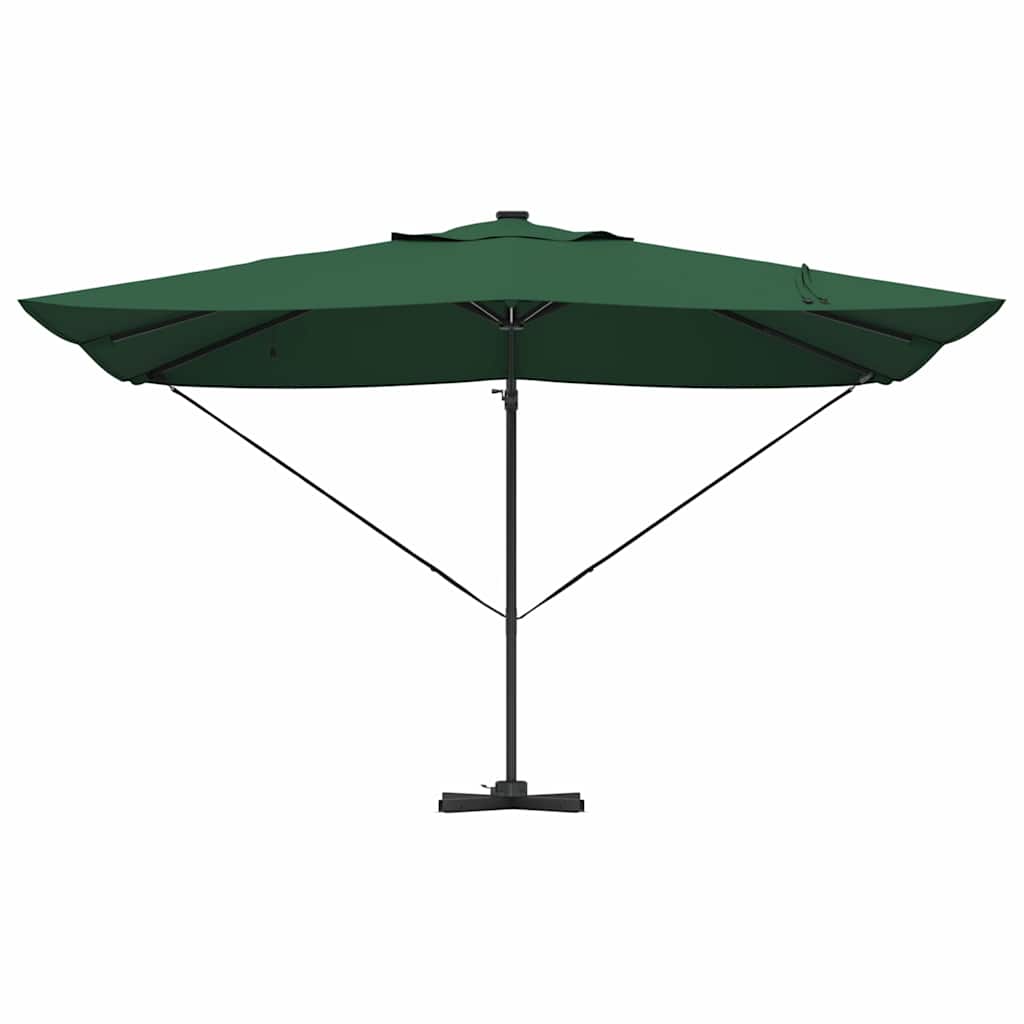 Cantilever Roma Parasol Green and Black 352 x 251 x 265 cm