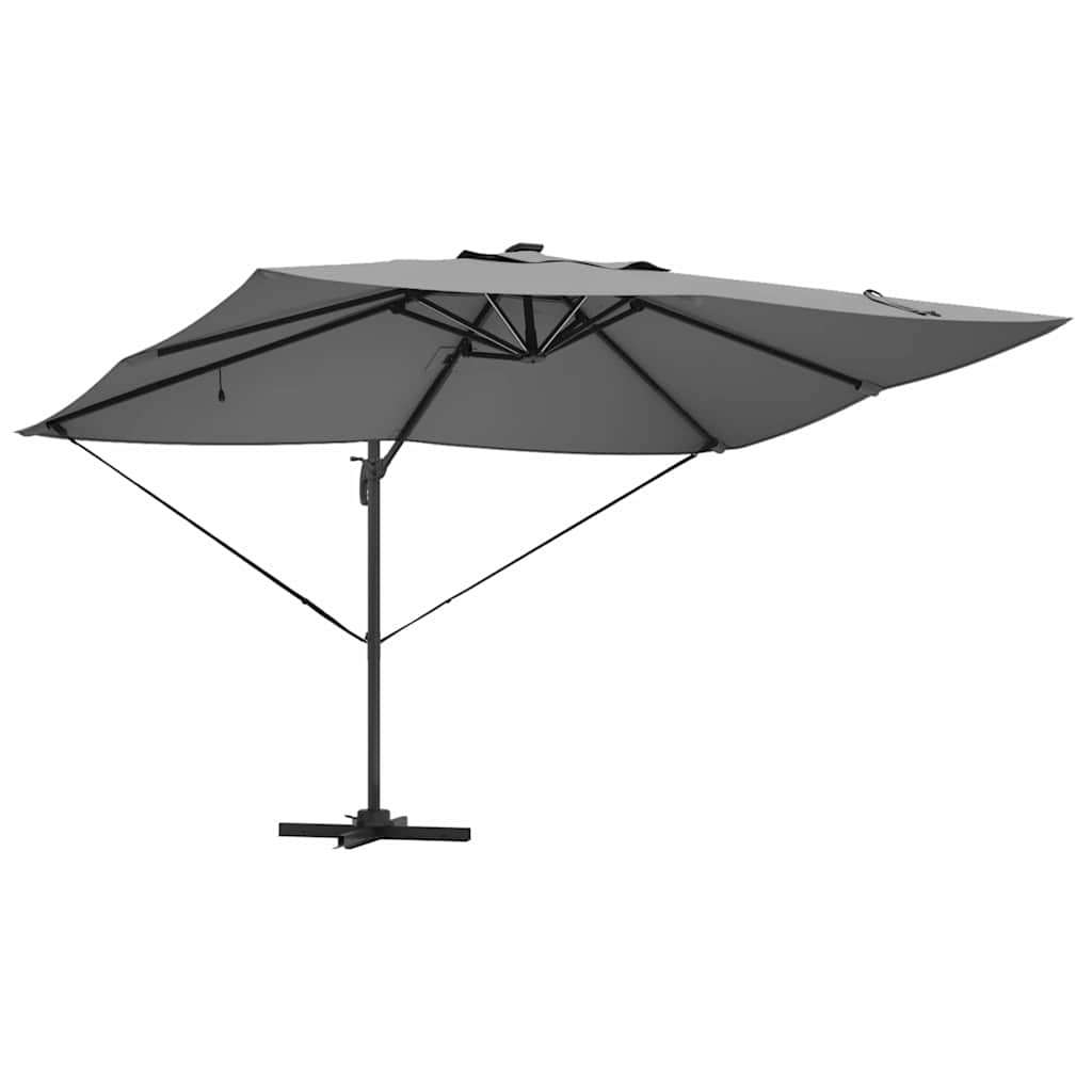 Cantilever Roma Parasol Anthracite and Black 352 x 251 x 265 cm