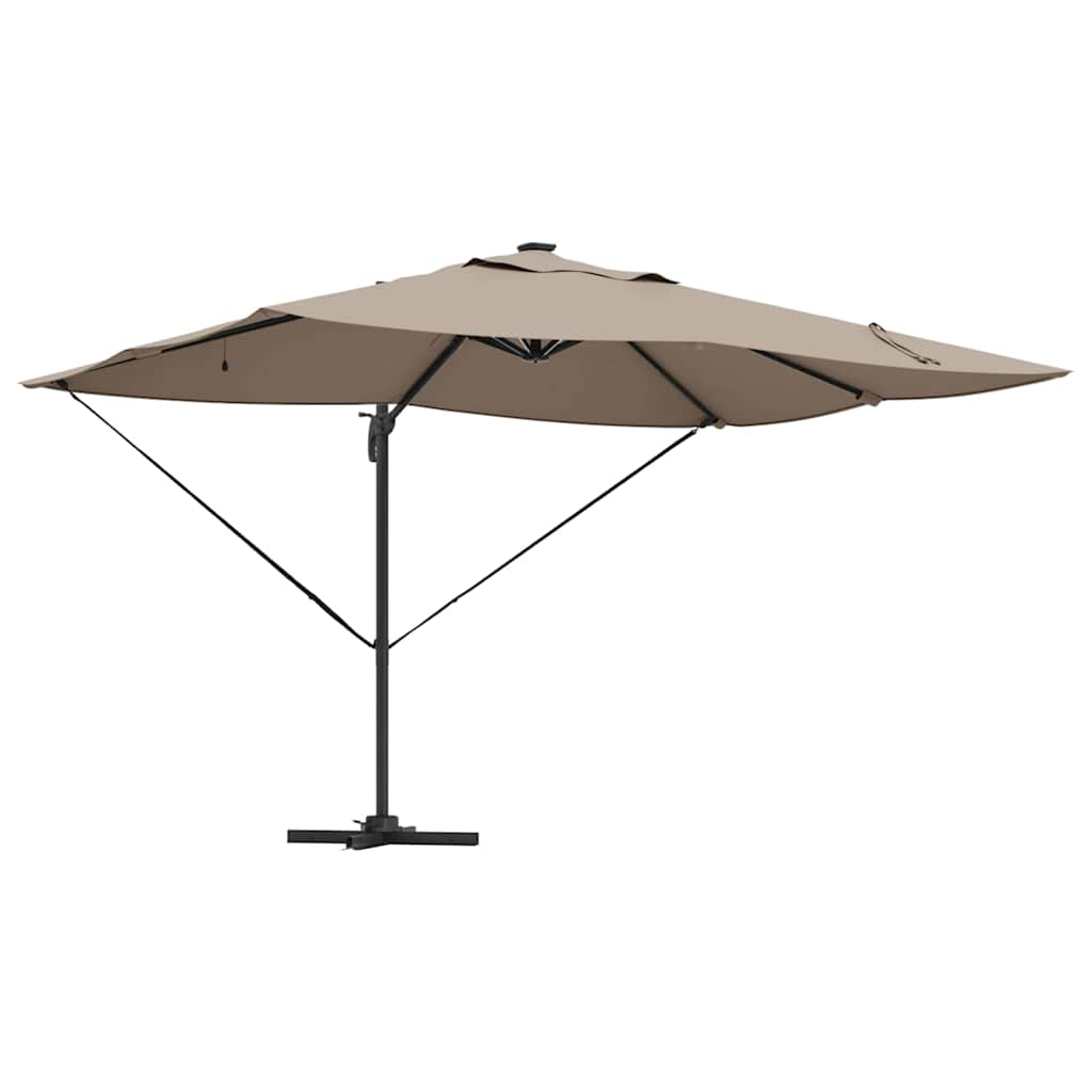 Cantilever Roma Parasol Taupe and Black 352 x 251 x 265 cm