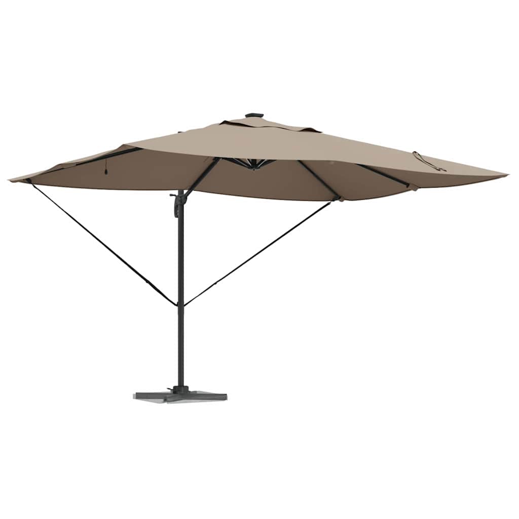 Cantilever Roma Parasol Taupe and Black 352 x 251 x 265 cm