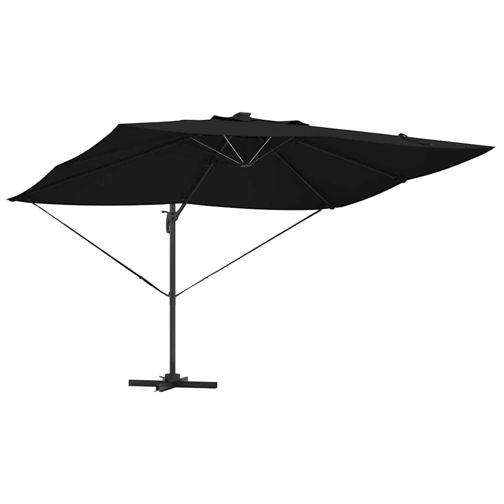Cantilever Roma Parasol Black and Black 352 x 251 x 265 cm