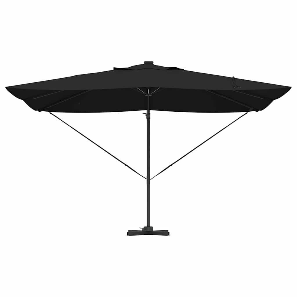 Cantilever Roma Parasol Black and Black 352 x 251 x 265 cm