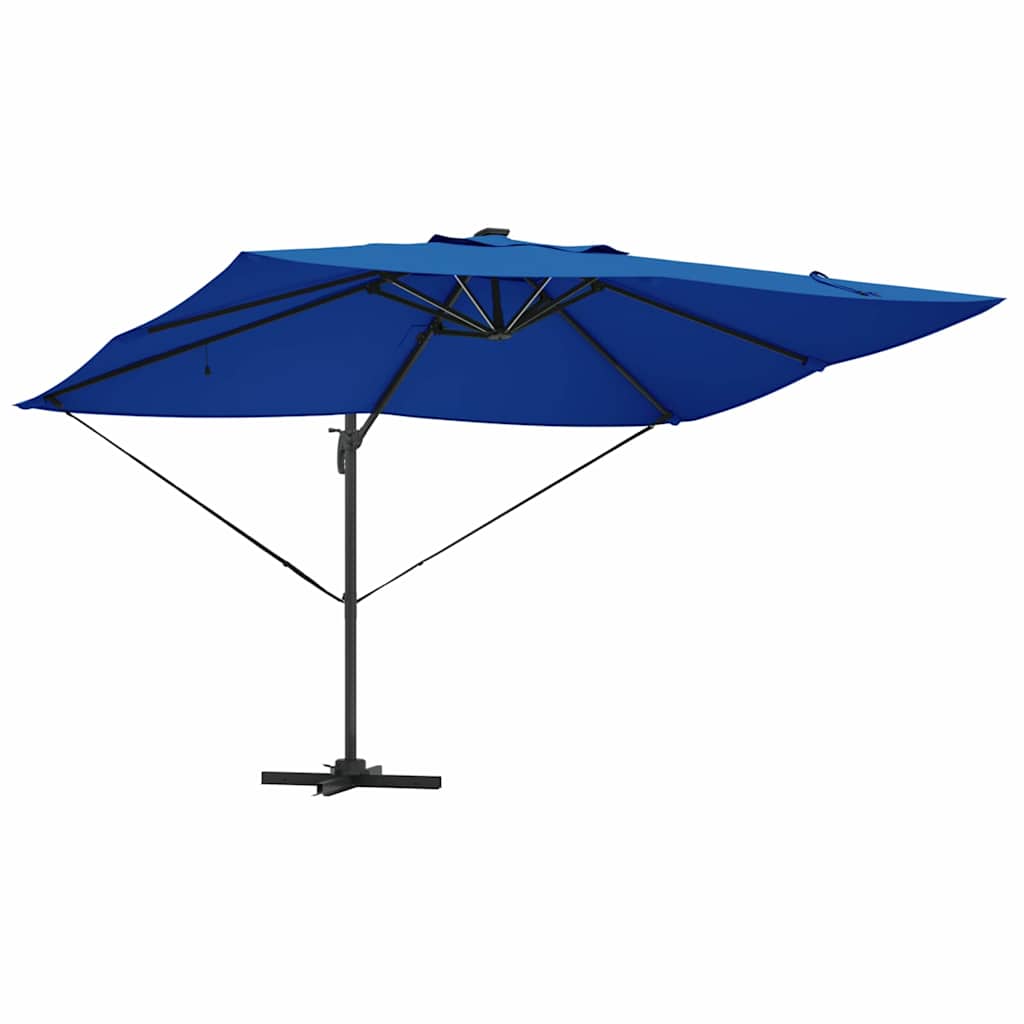 Cantilever Roma Parasol Blue and Black 352 x 251 x 265 cm