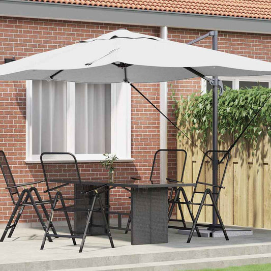 Cantilever Roma Parasol Beige and Black 352 x 251 x 260 cm