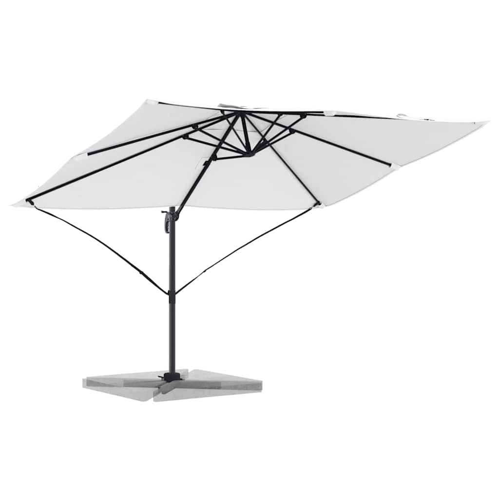 Cantilever Roma Parasol Beige and Black 352 x 251 x 260 cm