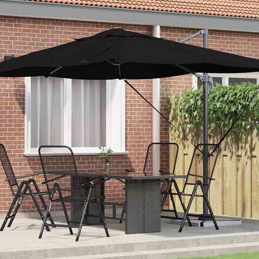 Cantilever Roma Parasol Black and Black 352 x 251 x 260 cm