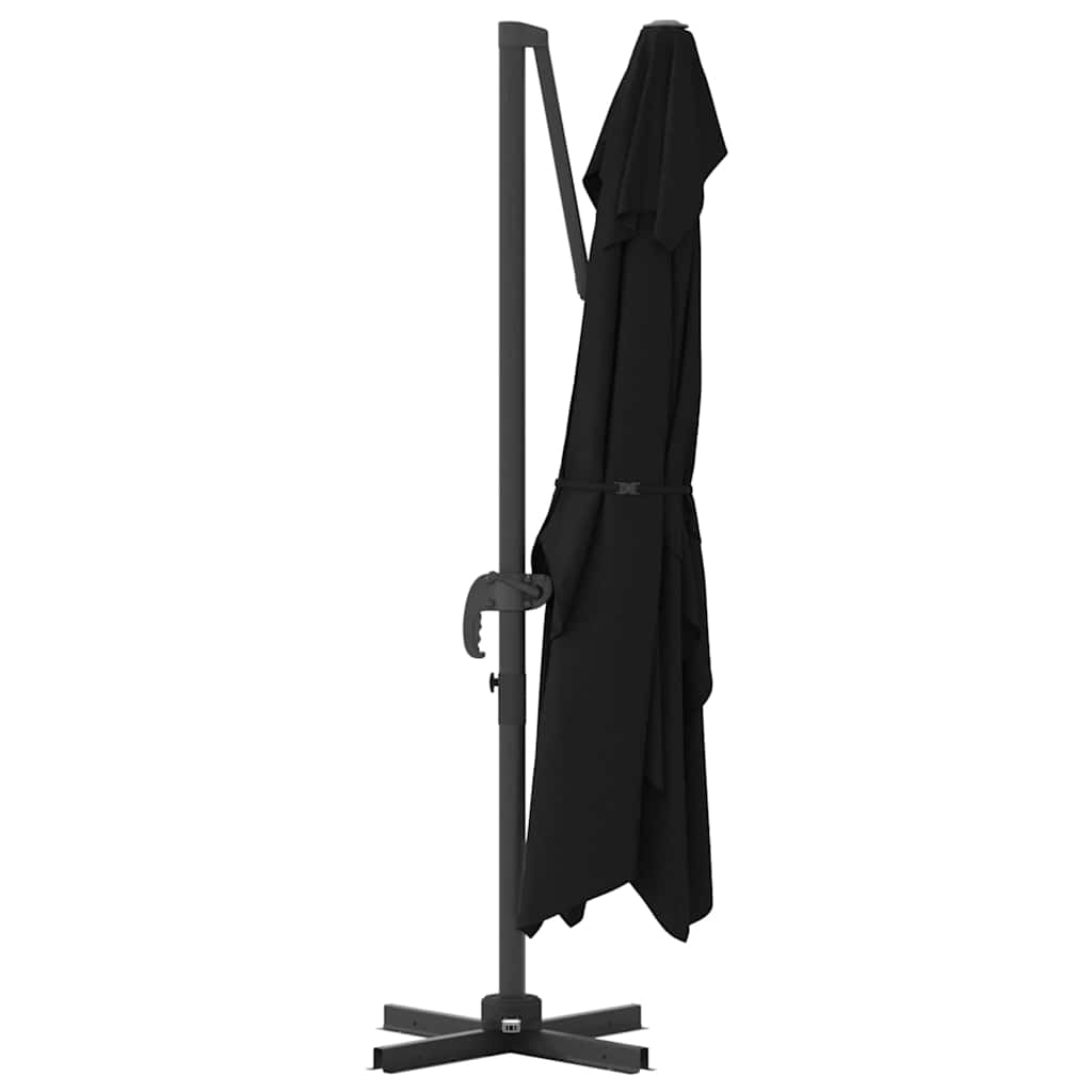 Cantilever Roma Parasol Black and Black 352 x 251 x 260 cm