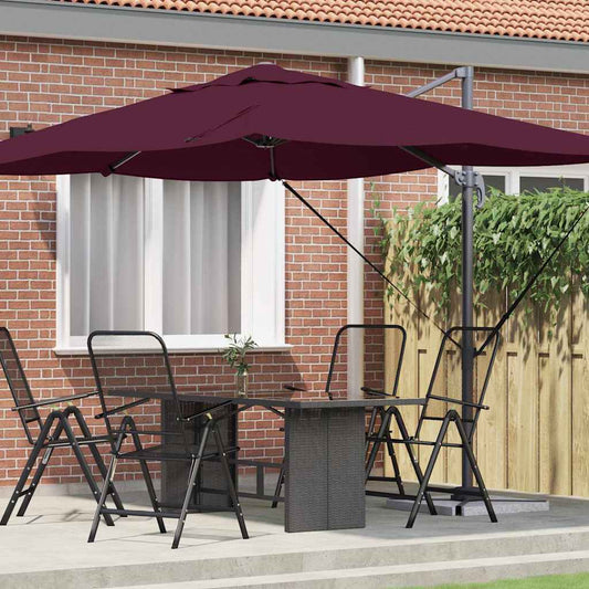 Cantilever Roma Parasol Red and Black 352 x 251 x 260 cm