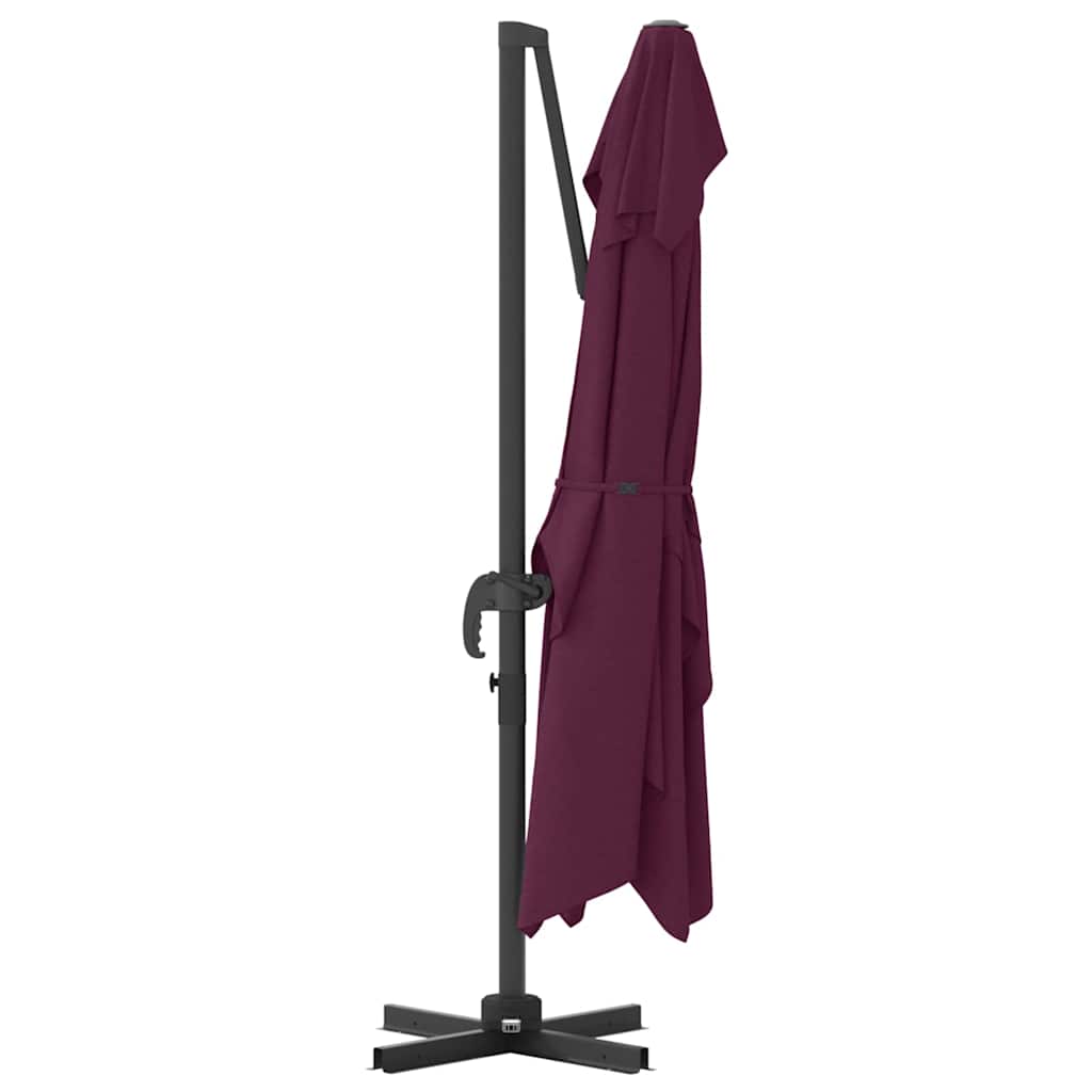 Cantilever Roma Parasol Red and Black 352 x 251 x 260 cm