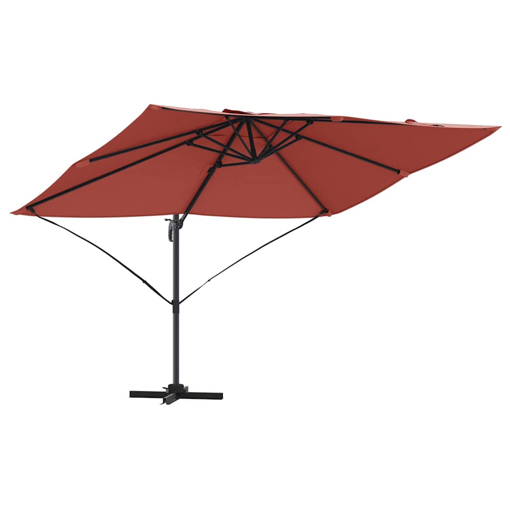 Cantilever Roma Parasol Red and Black 352 x 251 x 260 cm