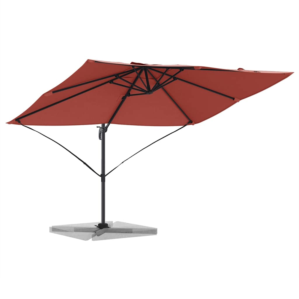 Cantilever Roma Parasol Red and Black 352 x 251 x 260 cm