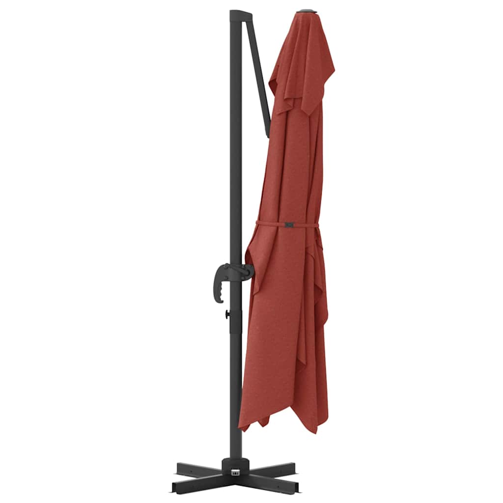 Cantilever Roma Parasol Red and Black 352 x 251 x 260 cm