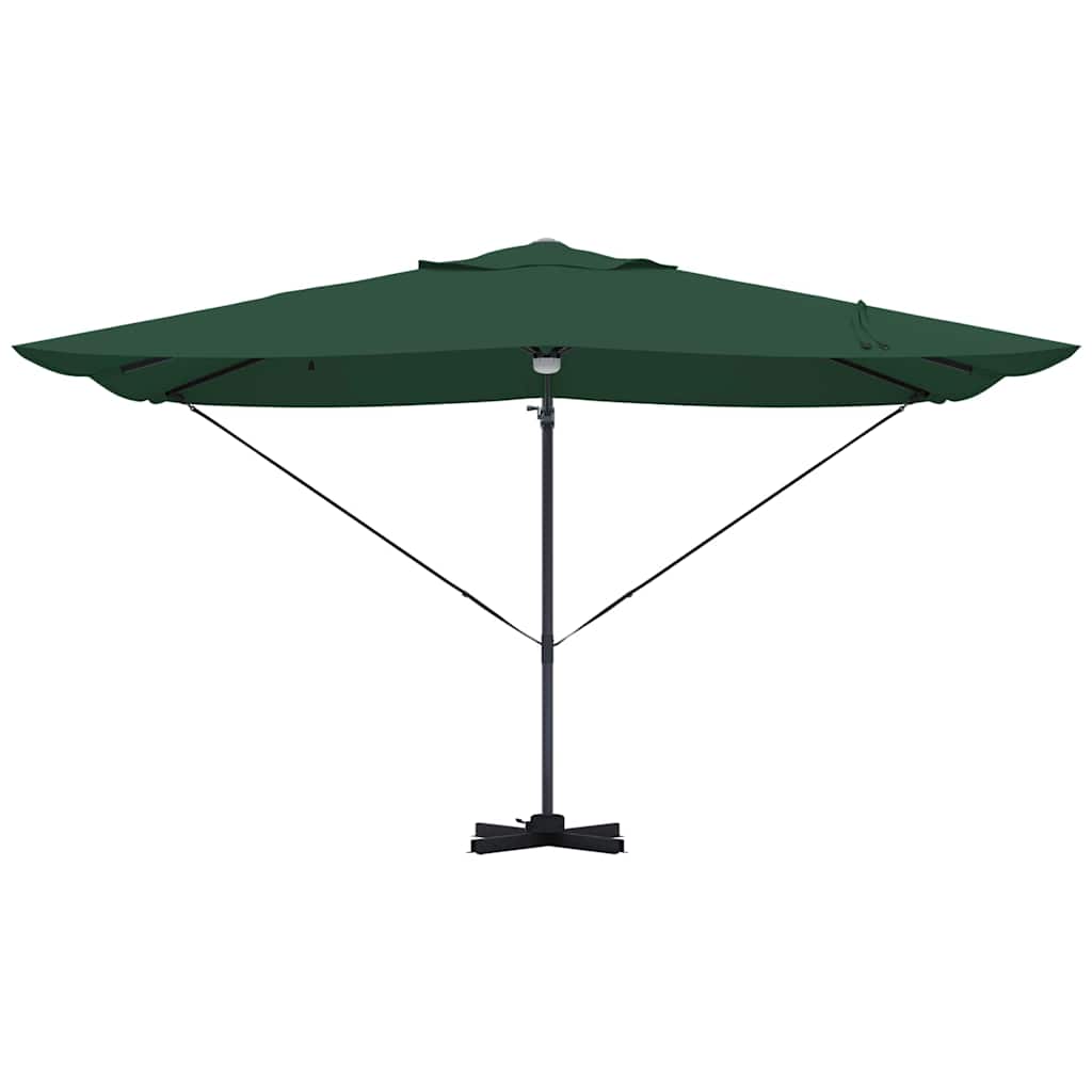 Cantilever Roma Parasol Green and Black 352 x 251 x 265 cm