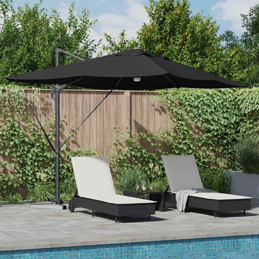 Cantilever Roma Parasol Black and Black 352 x 251 x 265 cm