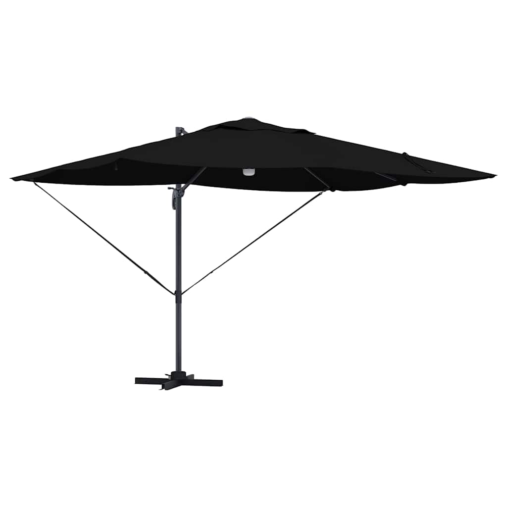 Cantilever Roma Parasol Black and Black 352 x 251 x 265 cm