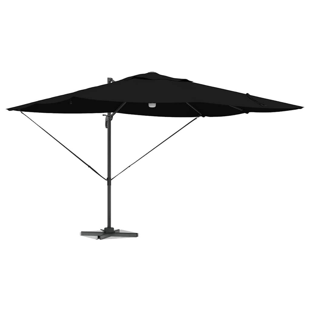 Cantilever Roma Parasol Black and Black 352 x 251 x 265 cm